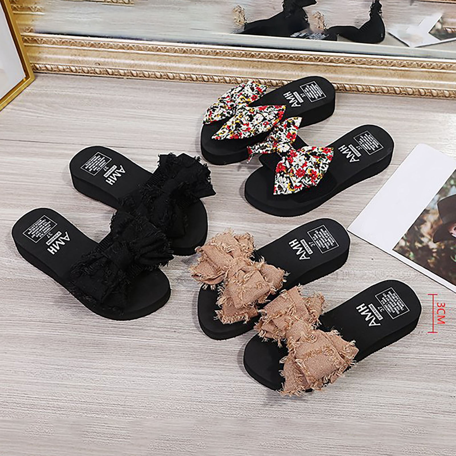 Amazon.com: Women's New Summer Rhinestone Fashion Light Foreign Trade  Slippers Birdies Slippers for Women (Green, 9) : Clothing, Shoes & Jewelry